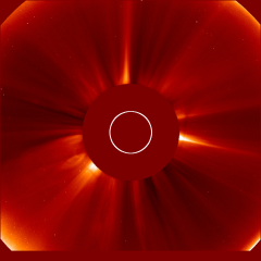 Image of solar wind