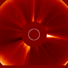 Image of solar wind