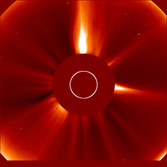 Image of solar wind