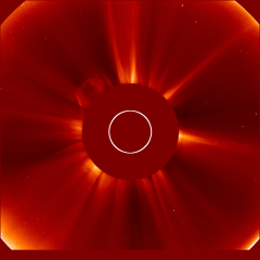 Image of solar wind