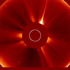 Image of solar wind