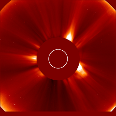 Image of solar wind