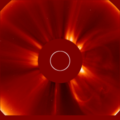 Image of solar wind