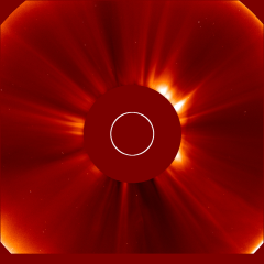 Image of solar wind