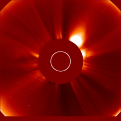 Image of solar wind