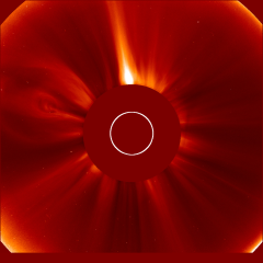 Image of solar wind