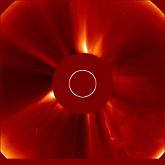 Image of solar wind