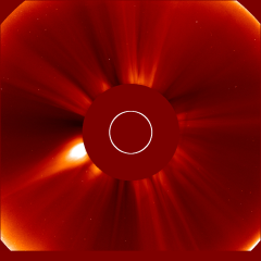 Image of solar wind