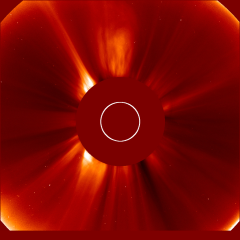 Image of solar wind