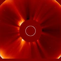 Image of solar wind