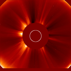 Image of solar wind