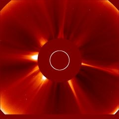 Image of solar wind