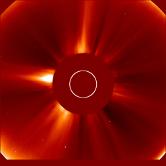 Image of solar wind