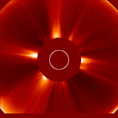 Image of solar wind