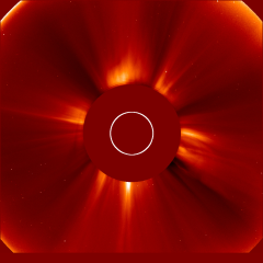 Image of solar wind