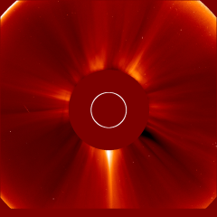 Image of solar wind