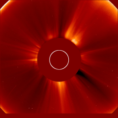 Image of solar wind