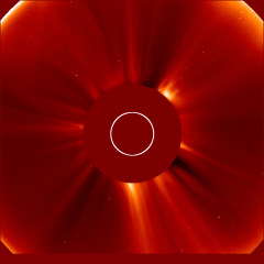 Image of solar wind