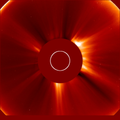 Image of solar wind