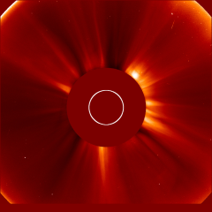 Image of solar wind