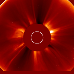 Image of solar wind