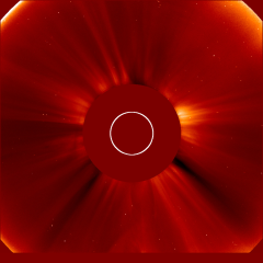 Image of solar wind