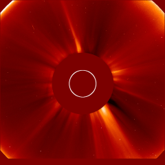 Image of solar wind