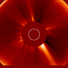 Image of solar wind