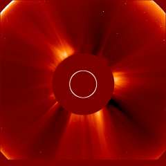 Image of solar wind