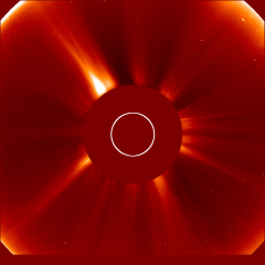 Image of solar wind