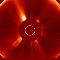 Image of solar wind