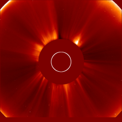 Image of solar wind