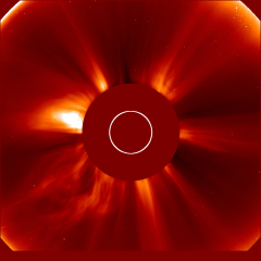 Image of solar wind