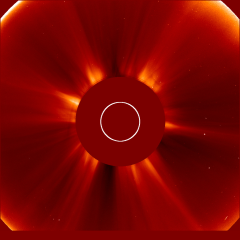 Image of solar wind