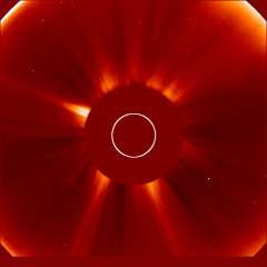 Image of solar wind