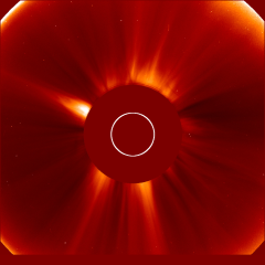 Image of solar wind