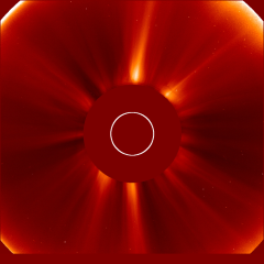 Image of solar wind