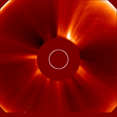 Image of solar wind