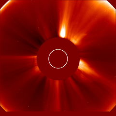 Image of solar wind