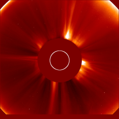 Image of solar wind