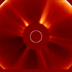 Image of solar wind