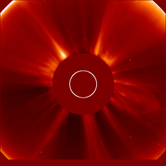 Image of solar wind