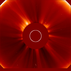 Image of solar wind