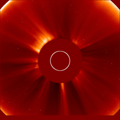 Image of solar wind