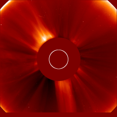 Image of solar wind