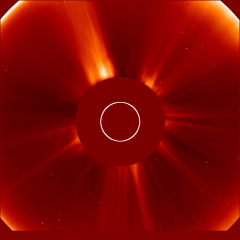 Image of solar wind