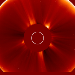 Image of solar wind