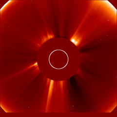 Image of solar wind