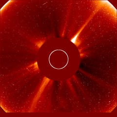 Image of solar wind