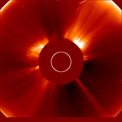 Image of solar wind